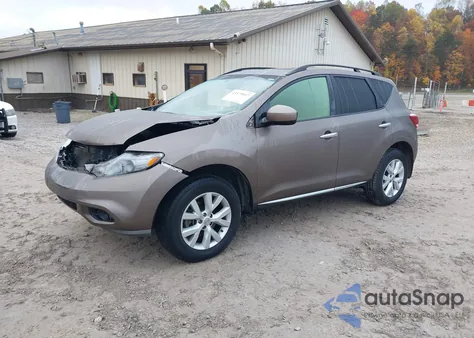 2013 Nissan Murano Sv из США, поврежденный, VIN JN8AZ1MUXDW207516